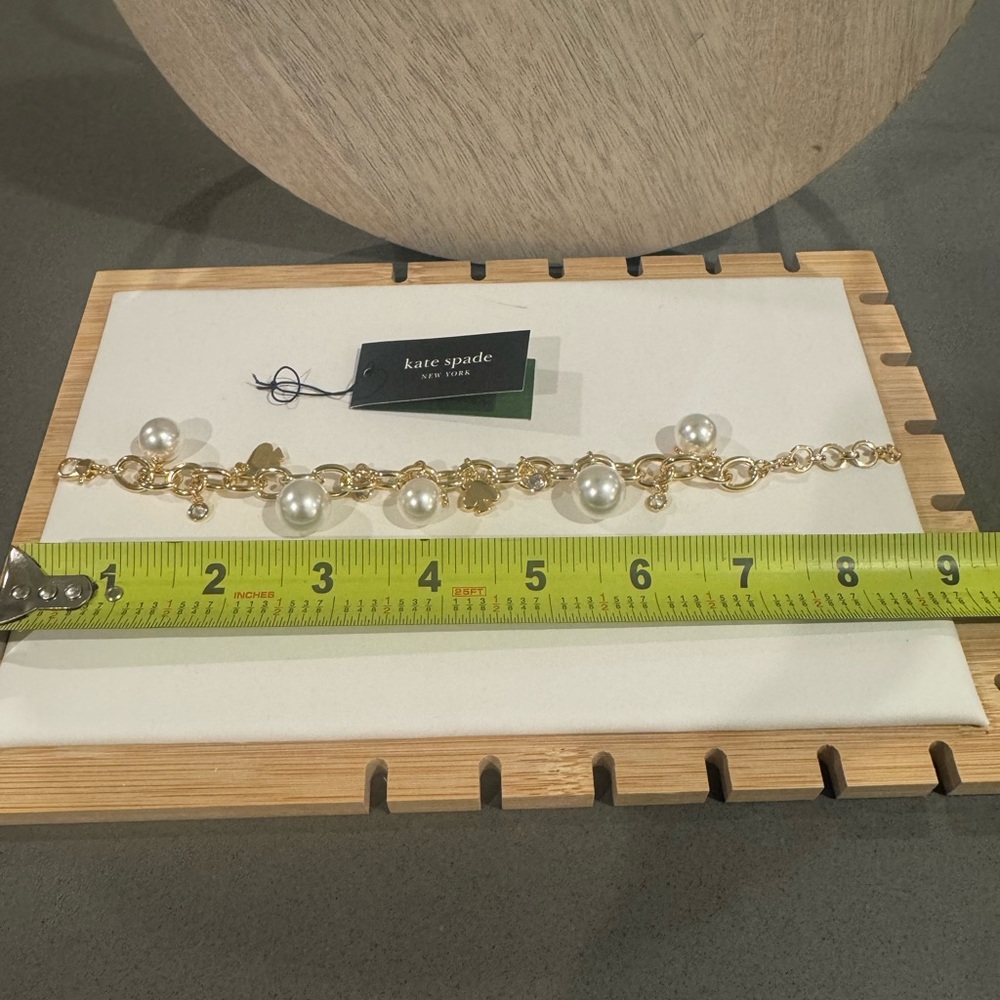Kate Spade Gold Bracelet with Pearl Accents - Picture 5 of 7